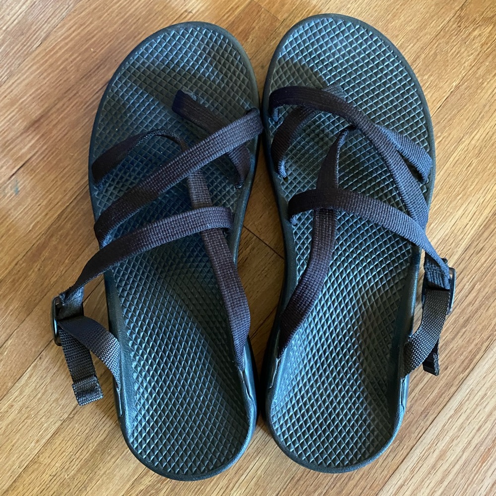 Chaco Womens Black Strappy Sandal
